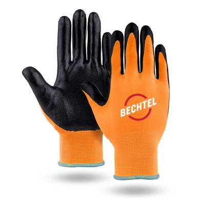 Hi-Viz Palm Dipped Gloves
